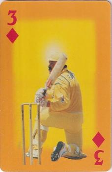 1995-96 Benson & Hedges World Series Playing Cards #3♦ David Boon Front