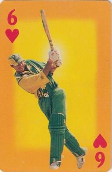 1995-96 Benson & Hedges World Series Playing Cards #6♥ Greg Blewett Front