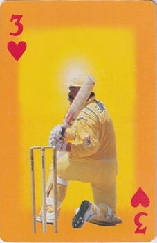 1995-96 Benson & Hedges World Series Playing Cards #3♥ David Boon Front
