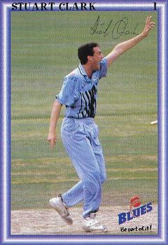 1999-00 New South Wales Blues Cricket #1 Stuart Clark Front