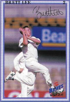 1999-00 New South Wales Blues Cricket #2 Brett Lee Front