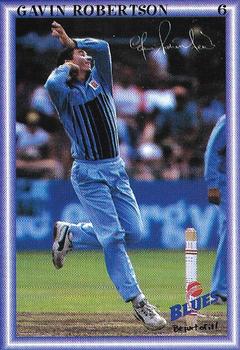 1999-00 New South Wales Blues Cricket #6 Gavin Robertson Front