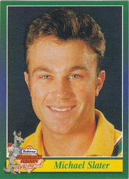 1995 Buttercup Sensational Summer of Cricket #NNO Michael Slater Front