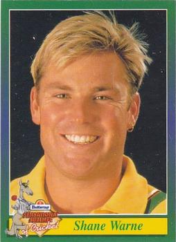 1995 Buttercup Sensational Summer of Cricket #NNO Shane Warne Front