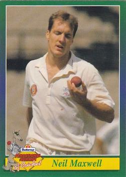 1995 Buttercup Sensational Summer of Cricket #NNO Neil Maxwell Front