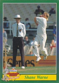 1995 Buttercup Sensational Summer of Cricket #NNO Shane Warne Front