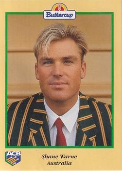 1995-96 Buttercup (Unscratched) #NNO Shane Warne Front