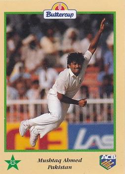 1995-96 Buttercup (Unscratched) #NNO Mushtaq Ahmed Front