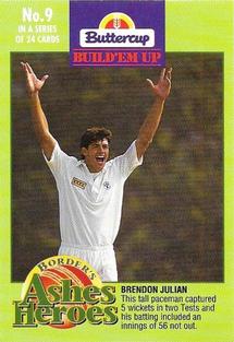 1993-94 Buttercup Border's Ashes Heroes #9 Brendon Julian Front