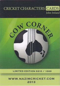 2013 Cow Corner Cricket Character Cards #01 Header Card Front