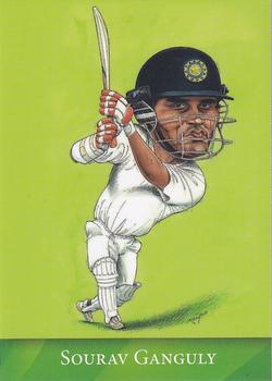 2013 Cow Corner Cricket Character Cards #17 Sourav Ganguly Front