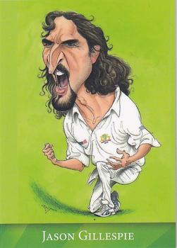 2013 Cow Corner Cricket Character Cards #20 Jason Gillespie Front