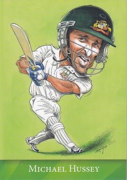 2013 Cow Corner Cricket Character Cards #23 Michael Hussey Front