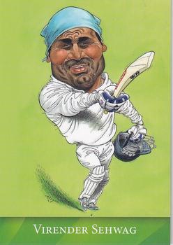 2013 Cow Corner Cricket Character Cards #38 Virender Sehwag Front