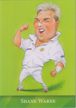 2013 Cow Corner Cricket Character Cards #48 Shane Warne Front
