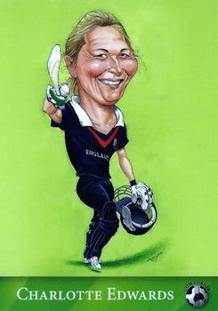 2013 Cow Corner Cricket Character Cards #NNO Mark Waugh / Steve Waugh / Charlotte Edwards Back