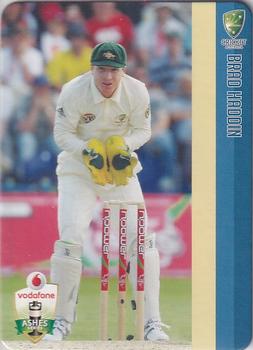 2010-11 Cricket Australia Ashes Mini Bat Player Card Collection #3 Brad Haddin Front