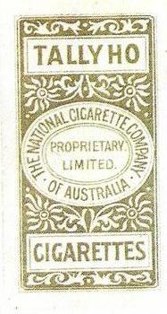 1897-98 The National Cigarette Company of Australia English Cricket Team #NNO Jack Mason Back
