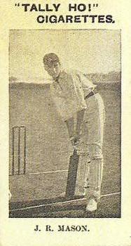 1897-98 The National Cigarette Company of Australia English Cricket Team #NNO Jack Mason Front