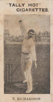 1897-98 The National Cigarette Company of Australia English Cricket Team #NNO Tom Richardson Front