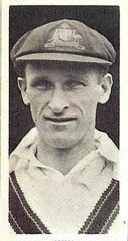 1928 Major Drapkin & Co. Australian and English Test Cricketers #8 Clarrie Grimmett Front
