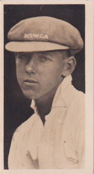 1928 Major Drapkin & Co. Australian and English Test Cricketers #13 Archie Jackson Front