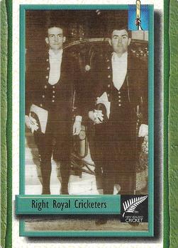 1995 The Topp Promotions Co. Centenary of New Zealand Cricket #1 Thomas Lowry / Curly Page Front