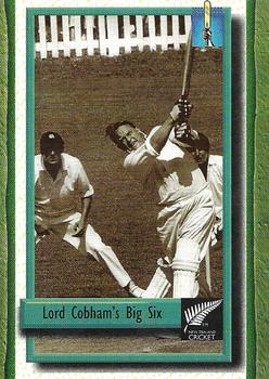 1995 The Topp Promotions Co. Centenary of New Zealand Cricket #4 Lord Cobham Front