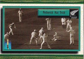 1995 The Topp Promotions Co. Centenary of New Zealand Cricket #5 Peter Petherick Front