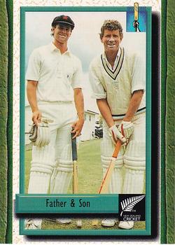 1995 The Topp Promotions Co. Centenary of New Zealand Cricket #9 Lance Cairns / Chris Cairns Front