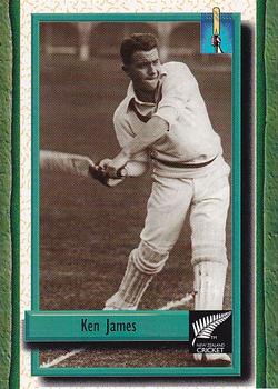 1995 The Topp Promotions Co. Centenary of New Zealand Cricket #41 Ken James Front