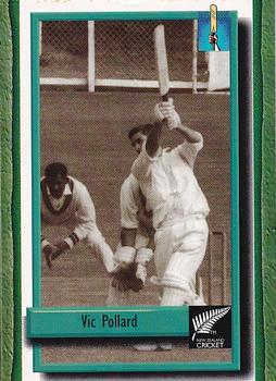1995 The Topp Promotions Co. Centenary of New Zealand Cricket #44 Vic Pollard Front