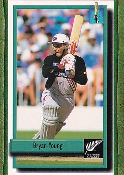 1995 The Topp Promotions Co. Centenary of New Zealand Cricket #66 Bryan Young Front