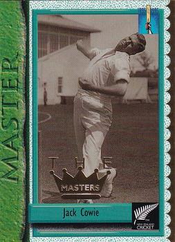 1995 The Topp Promotions Co. Centenary of New Zealand Cricket - The Masters #2 Jack Cowie Front
