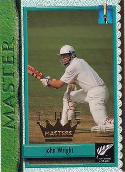 1995 The Topp Promotions Co. Centenary of New Zealand Cricket - The Masters #6 John Wright Front