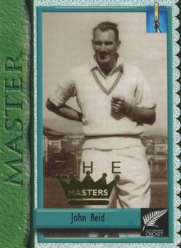 1995 The Topp Promotions Co. Centenary of New Zealand Cricket - The Masters #8 John Reid Front