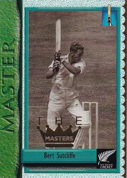 1995 The Topp Promotions Co. Centenary of New Zealand Cricket - The Masters #9 Bert Sutcliffe Front