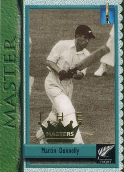 1995 The Topp Promotions Co. Centenary of New Zealand Cricket - The Masters #11 Martin Donnelly Front