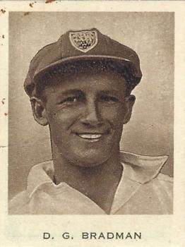 1934 Dudgeon & Arnell Australian Test Team #2 Don Bradman Front