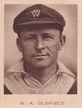 1934 Dudgeon & Arnell Australian Test Team #4 Bert Oldfield Front
