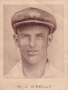 1934 Dudgeon & Arnell Australian Test Team #7 Bill O'Reilly Front
