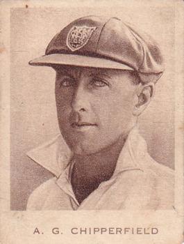 1934 Dudgeon & Arnell Australian Test Team #12 Arthur Chipperfield Front
