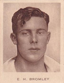 1934 Dudgeon & Arnell Australian Test Team #13 Ernest Bromley Front