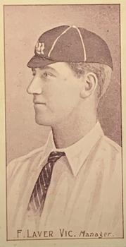 1905 Sniders & Abrahams Australian Cricket Team #NNO Frank Laver Front