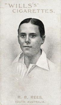 1911-12 Wills's Australian and English Cricketers #17 Robert Rees Front