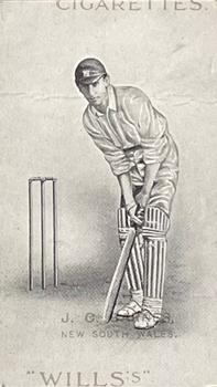 1911-12 Wills's Australian and English Cricketers #27 John Barnes Front