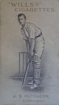 1911-12 Wills's Australian and English Cricketers #28 Jack Hutcheon Front