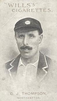 1911-12 Wills's Australian and English Cricketers #39 George Thompson Front