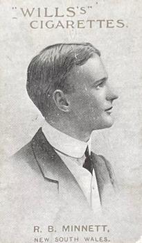 1911-12 Wills's Australian and English Cricketers #45 Rupert Minnett Front