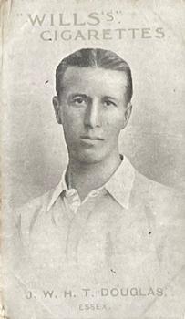 1911-12 Wills's Australian and English Cricketers #52 Johnny Douglas Front